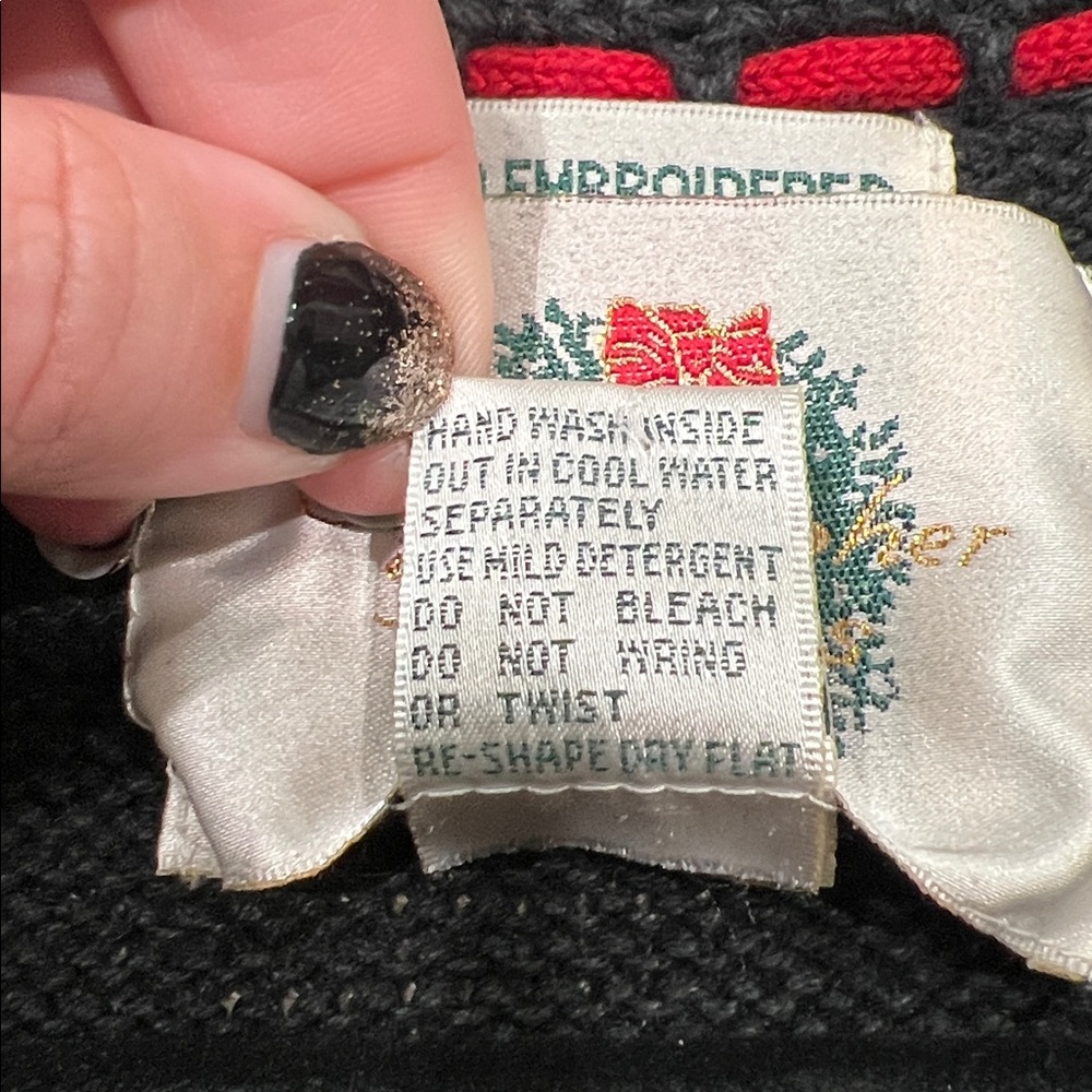 Christopher & Banks vintage 1990s hand embroidered vest size Medium - Picture 4 of 4